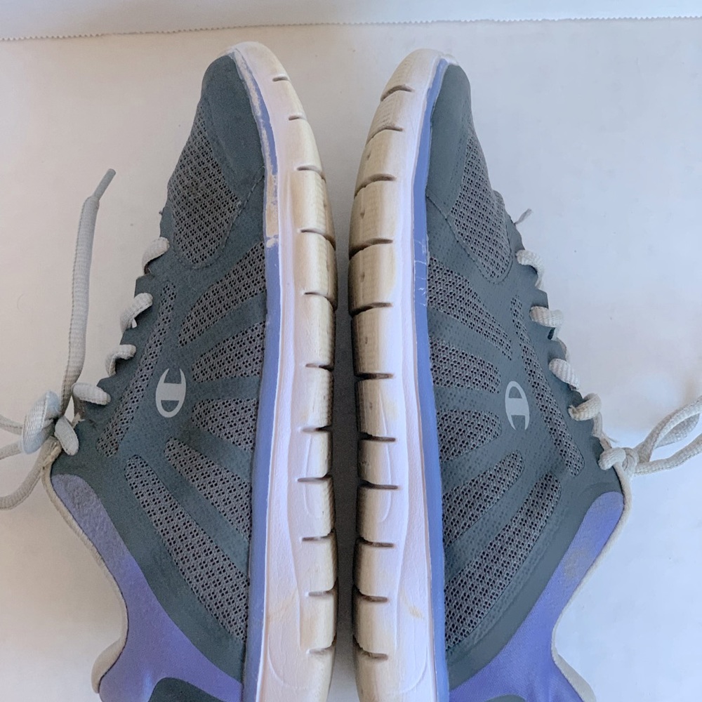 CHAMPION, Boys, Purple/Grey, Sneakers, Size 3.5 - Picture 6 of 10